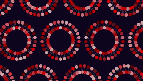 Dynamic-and-lively-pattern-of-red-and-white-circles-in-floating-array