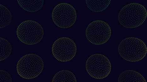 Vibrant-circles-pattern-on-black-background---colorful-and-visually-appealing-design