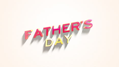 Colorful-Father's-Day-greeting-card-with-staggered-letters-on-beige-background