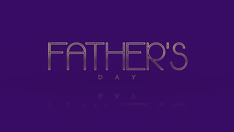 Modern-and-sophisticated-Father's-Day-logo-with-metallic-sheen