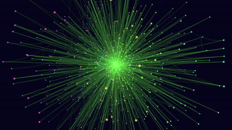 Bright-green-explosion-dazzling-circles-illuminate-dark-background