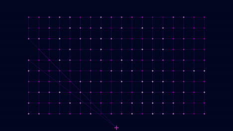 Dots-in-grid-pattern-on-dark-background