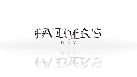 Father's-Day-logo-stylish-reflection-on-white-background