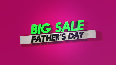 Colorful-3d-sign-celebrating-Father's-Day-on-purple-background