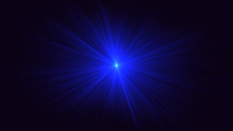 Dynamic-blue-light-bursting-from-dark-background