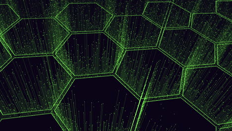 Hexagonal-honeycomb-pattern-digital-representation-of-a-connected-grid