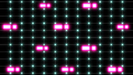 Black-and-pink-grid-glowing-dots-in-a-geometric-pattern