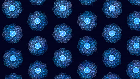 Dynamic-blue-circles-pattern-on-dark-background