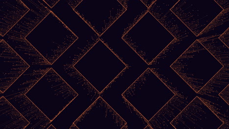 Patrón-Geométrico-Audaz,-Diamantes-Y-Líneas-Negros-Y-Naranjas