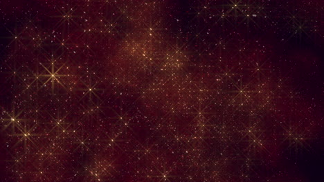 Abstract-red-and-gold-pattern-with-star-accents