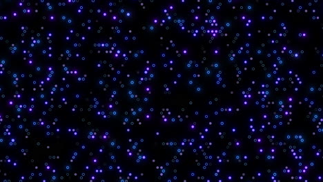 Dynamic-purple-and-blue-dot-pattern-on-black-background-versatile-design-element