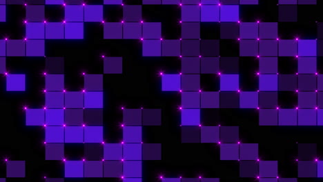 Glowing-grid-vivid-purple-squares-on-black-background