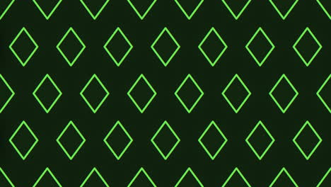 Green-diamond-pattern-on-black-background