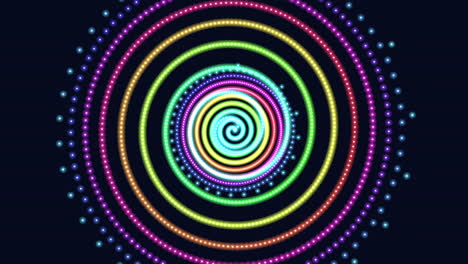 Vibrant-circular-pattern-colorful-spirals-on-black-background