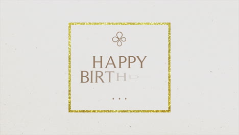 Elegante-Tarjeta-De-Cumpleaños-Beige-Con-Marco-Dorado-Y-Texto