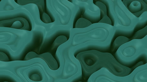 Green-wavy-surface-close-up-of-dark-green-lines-in-pattern