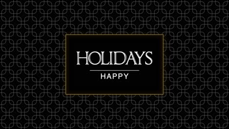 Minimalist-black-and-white-holiday-greeting-card-with-geometric-pattern