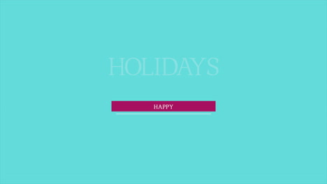 Modern-blue-background-with-Happy-Holidays-text