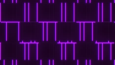 Zigzagging-neon-lines-create-captivating-black-and-purple-pattern