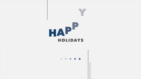 Minimalist-blue-striped-background-with-Happy-Holidays-in-modern-font