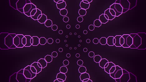 Mesmerizing-spiral-of-glowing-purple-circles