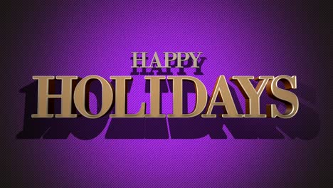 Festive-purple-background-with-gold-Happy-Holidays-greeting-in-diagonal-pattern