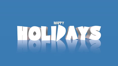 Happy-Holidays-in-white-letters-on-a-curved-blue-background