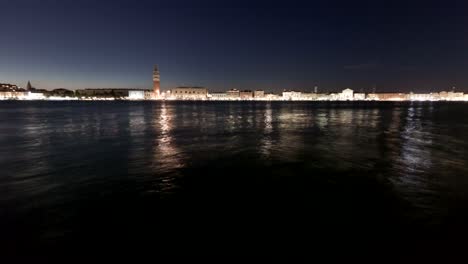 Zeitraffer-Der-Skyline-Von-Venedig-Bei-Nacht