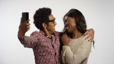 A-Couple-Pose-Taking-Selfies