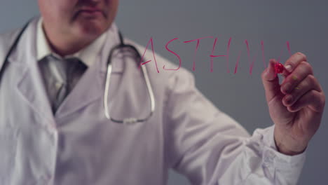 Doctor-Writing-the-Word-Asthma