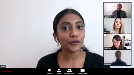 Frau-Leitet-Eine-Online-Konferenz-Per-Webcam