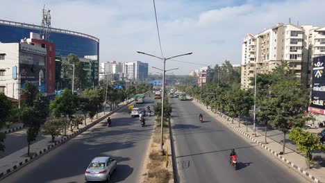 Bangalore-Karnataka-Indien-8.-November-2018-Weniger-Verkehr-Aufgrund-Von-Festivalferien-Auf-Der-äußeren-Ringstraße