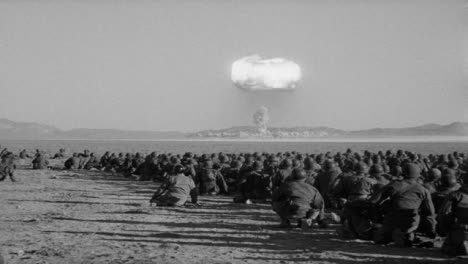 1950er-Erster-Amerikanischer-Nuklearer-Übungstest