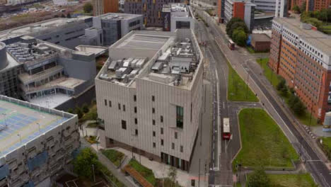 Drone-Shot-Orbiting-the-Royal-Birmingham-Conservatoire