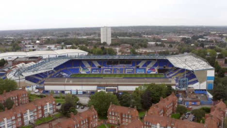 Drone-Shot-Approaching-St-Andrew\'s-Football-Stadium-01