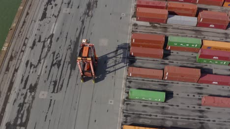 Drone-Shot-Tracking-Forklift-Truck-At-Liverpool-Port-02