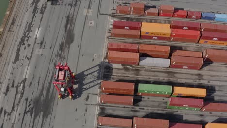 Drone-Shot-Tracking-Forklift-Truck-At-Liverpool-Port-04
