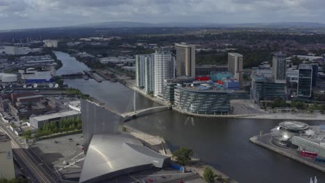 Drone-Shot-Orbiting-Salford-Quays-04