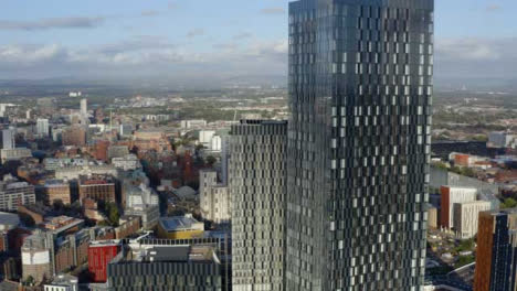 Drone-Shot-Orbiting-Manchester-Skyscrapers-09