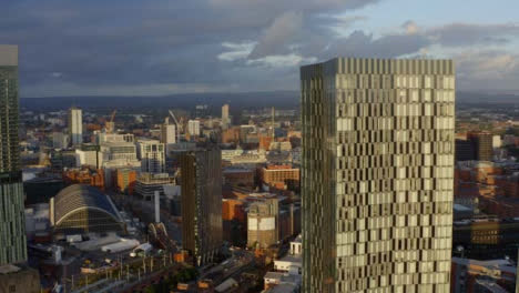 Drone-Shot-Orbiting-Manchester-Skyscrapers-13