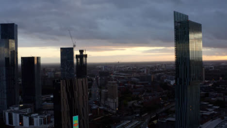 Drone-Shot-Orbiting-Manchester-Skyscrapers-17