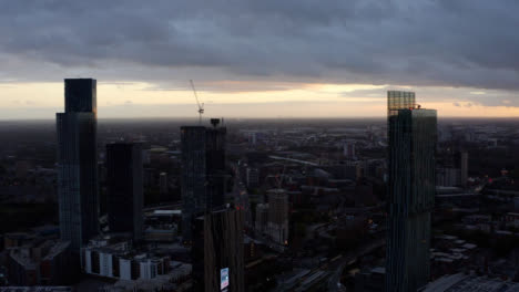 Drone-Shot-Orbiting-Manchester-Skyscrapers-18