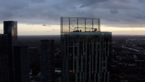 Drone-Shot-Orbiting-Manchester-Skyscrapers-20