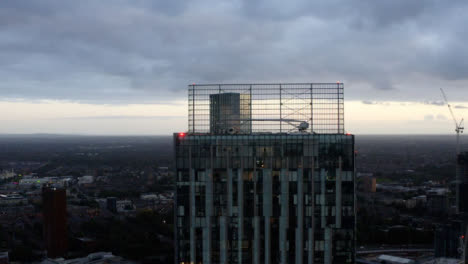 Drone-Shot-Rising-Up-Manchester-Skyscrapers-04