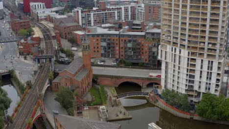 Drone-Shot-Pulling-Away-From-Castlefield-Canals-01