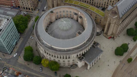Drone-Shot-Pulling-Away-From-Manchester-Central-Library-01