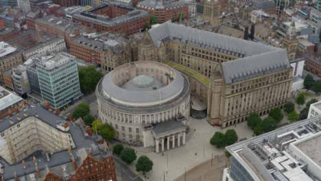Drone-Shot-Orbiting-Manchester-Central-Library-01