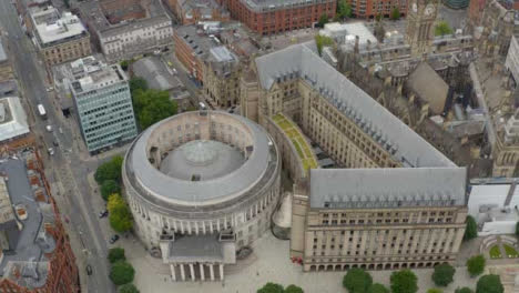 Overhead-Drone-Shot-Pulling-Away-From-Manchester-Central-Library-02
