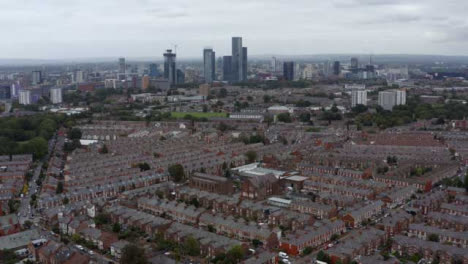 Drone-Shot-Pulling-Away-From-Old-Trafford-Suburbs-03