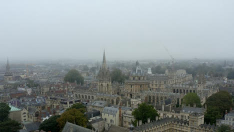 Drone-Shot-Orbiting-Misty-Oxford-Skyline